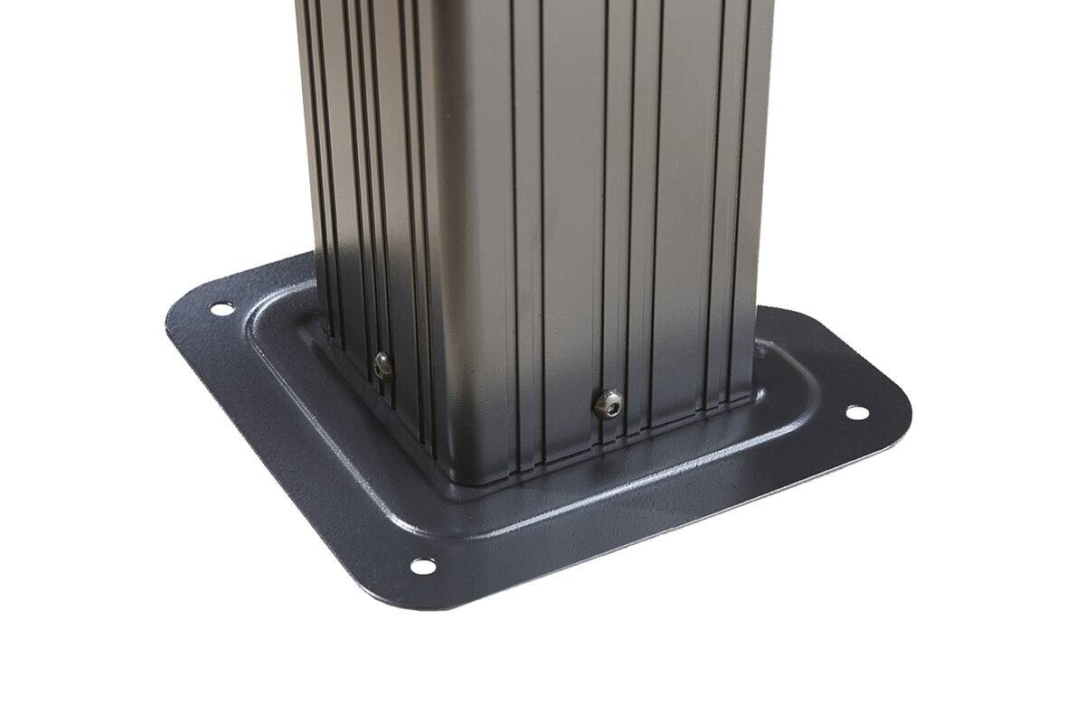 Sojag Pavillon Messina BBQ anthrazit Stahl B/H/L: ca. 292x262x179 cm