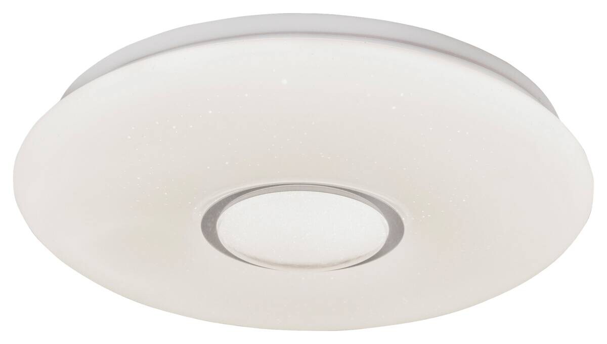 Näve Leuchten Deckenleuchte 1366626 weiß Kunststoff Metall B/H/T: ca. 31x5,5x31 cm null 1 Brennstellen