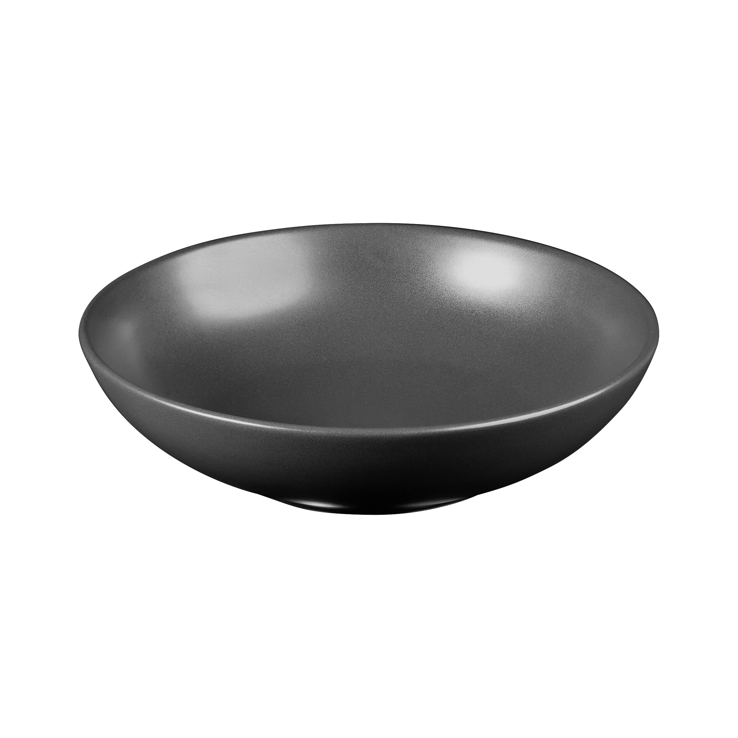 BERGNER Geschirrset CHARCOAL schwarz Steingut 12 tlg.