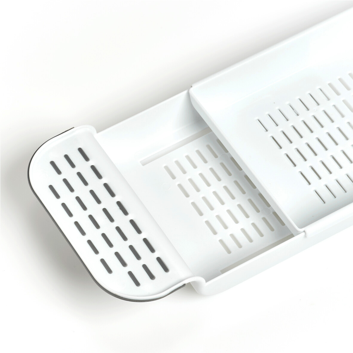 Zeller Badewannenablage weiß Kunststoff B/H/L: ca. 17,3x6,5x55 cm