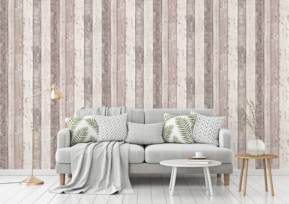 A.S.Creation Vliestapete Best of Wood`n Stone 2nd Edition Holzoptik braun B/L: ca. 53x1005 cm