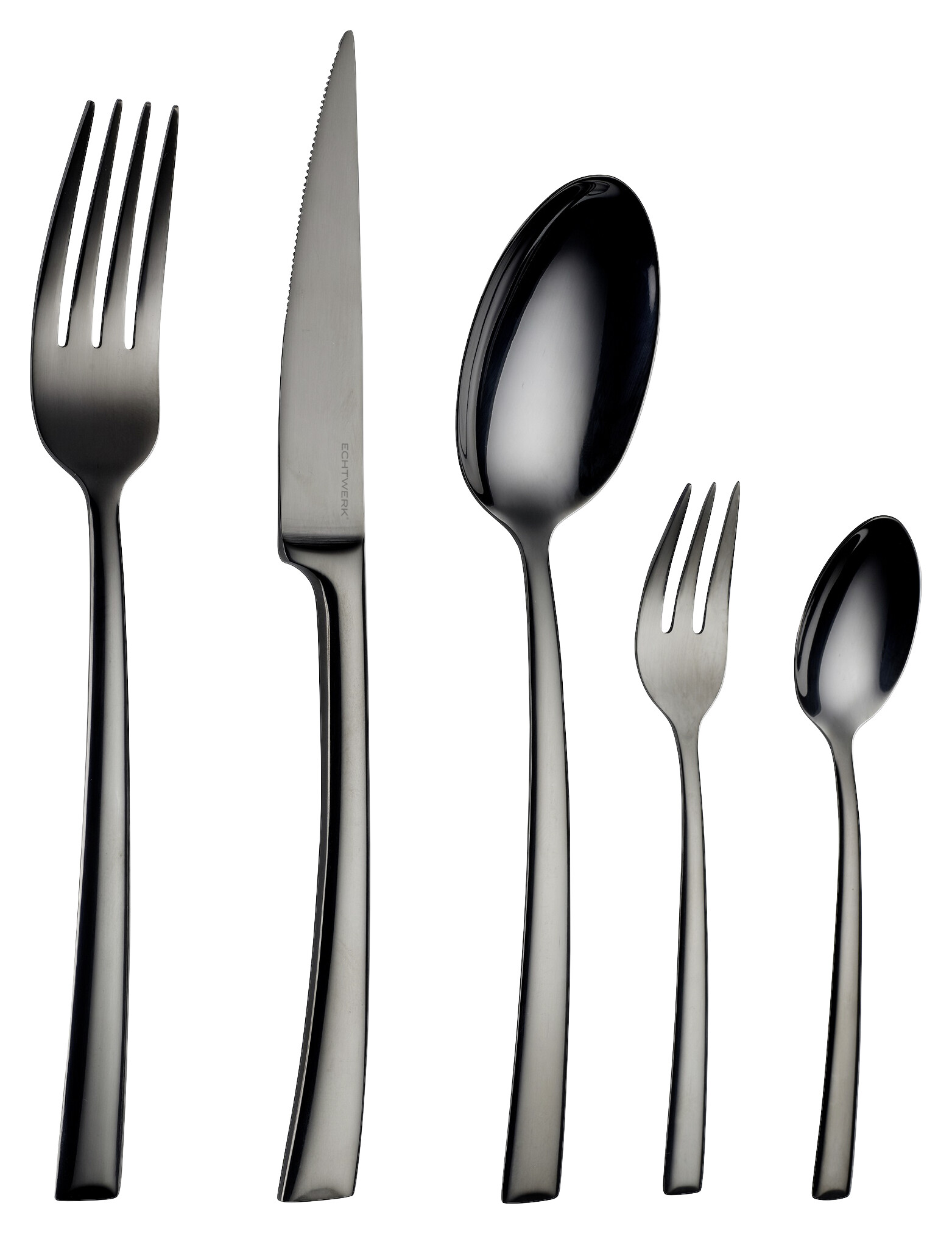 ECHTWERK Besteckset Avelino schwarz Edelstahl 30 tlg.