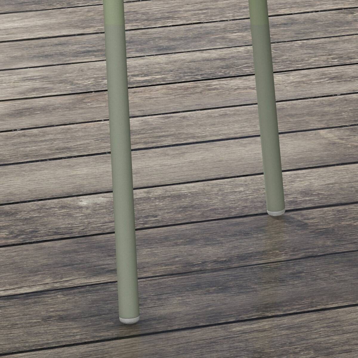 Outsunny Bistro-Set grün Kunststoff B/H/L: ca. 55x84x59 cm