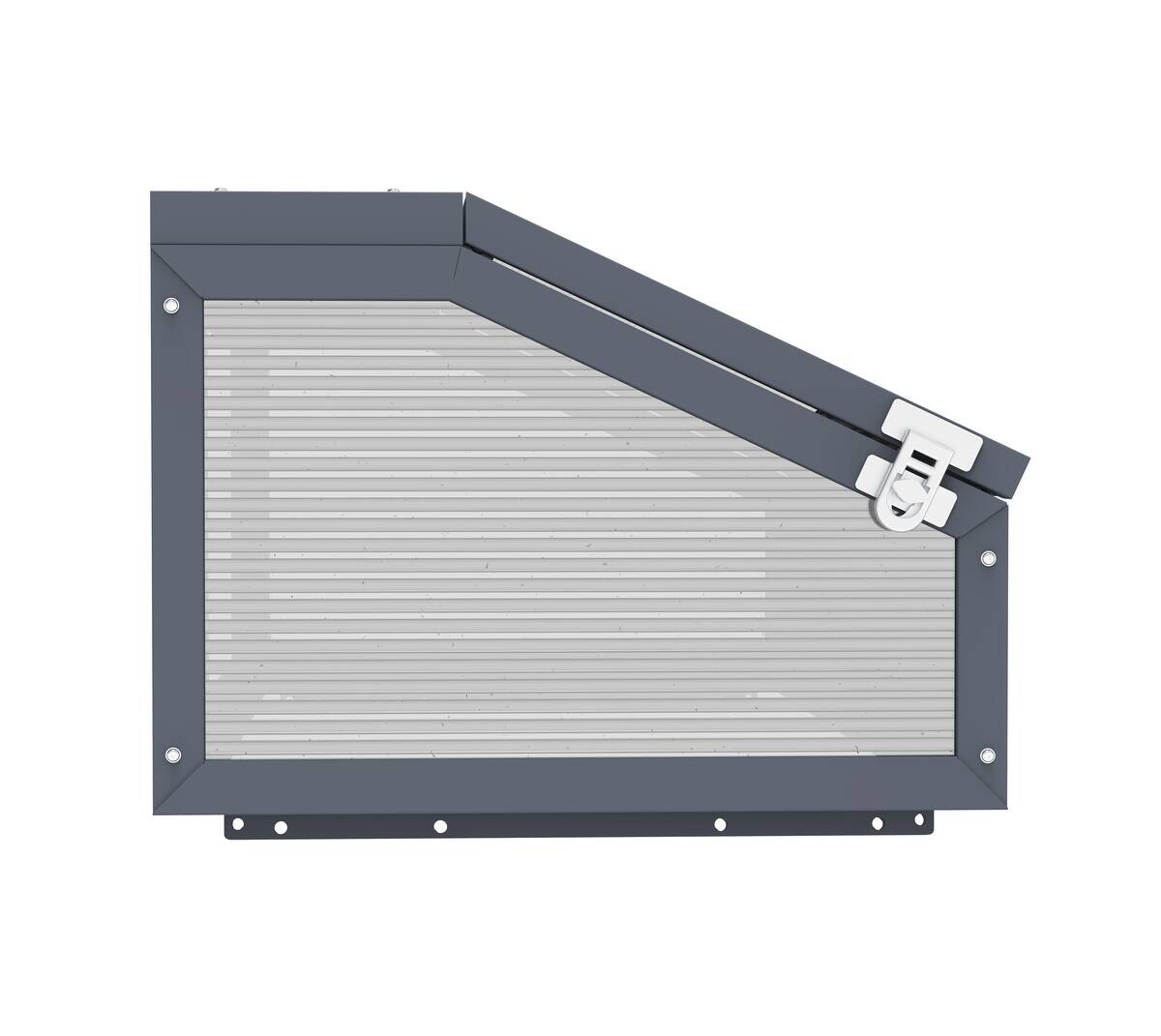 Westmann Frühbeetaufsatz Tega grau B/H/L: ca. 100x36x50 cm