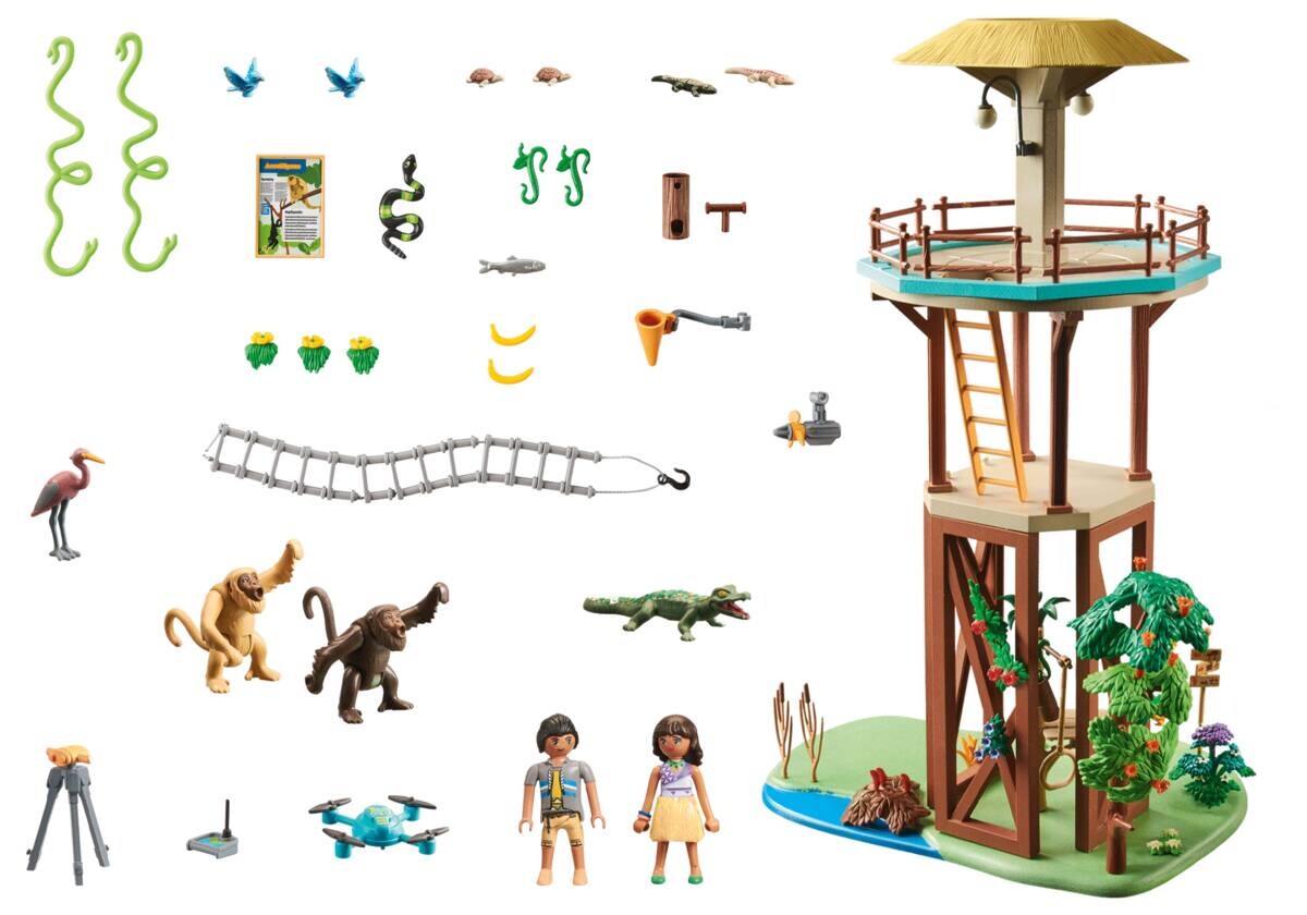 Playmobil Wiltopia Forschungsturm mit Kompass 71008