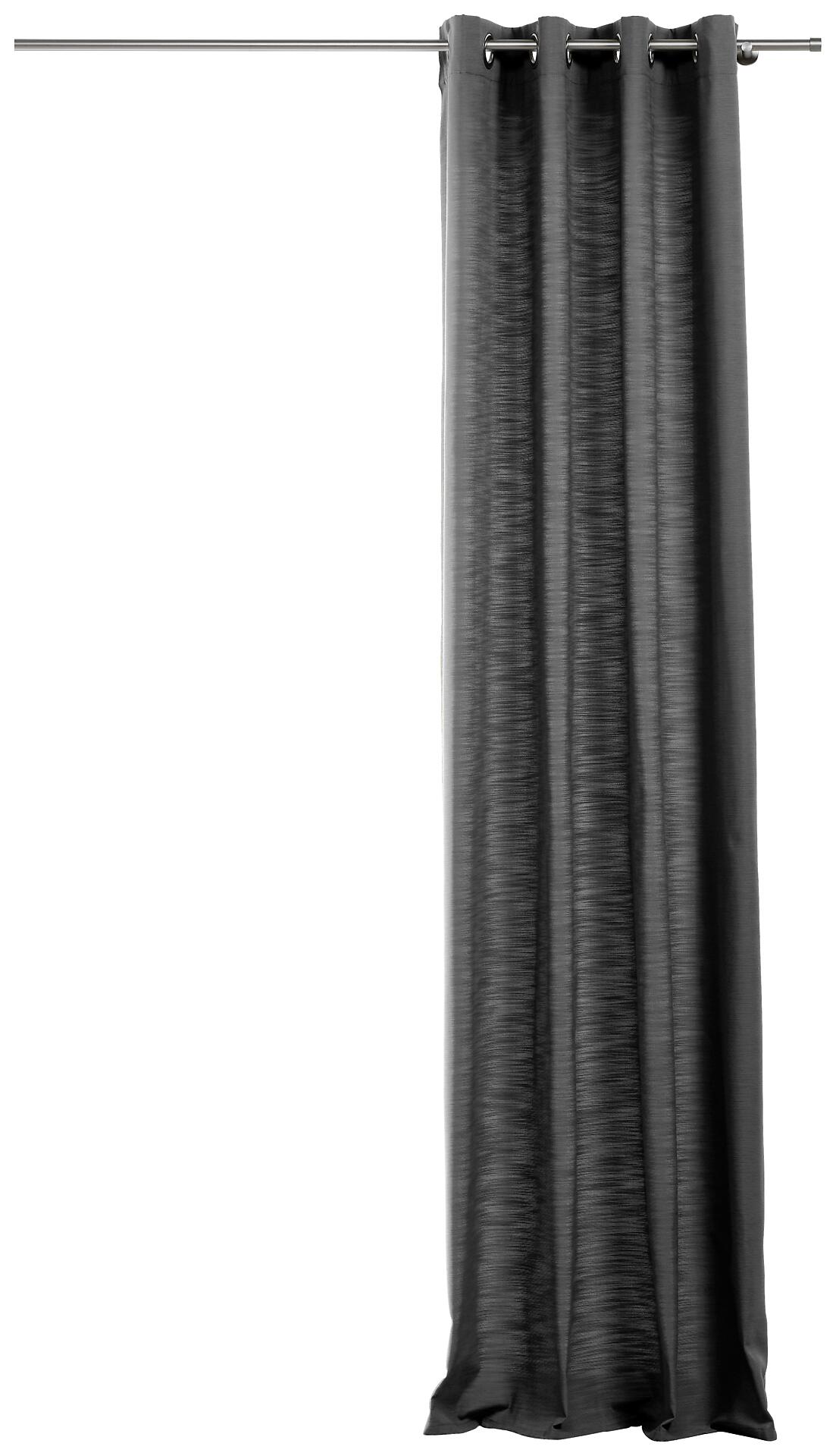 Ösenvorhang BALANCE grau B/L: ca. 135x300 cm