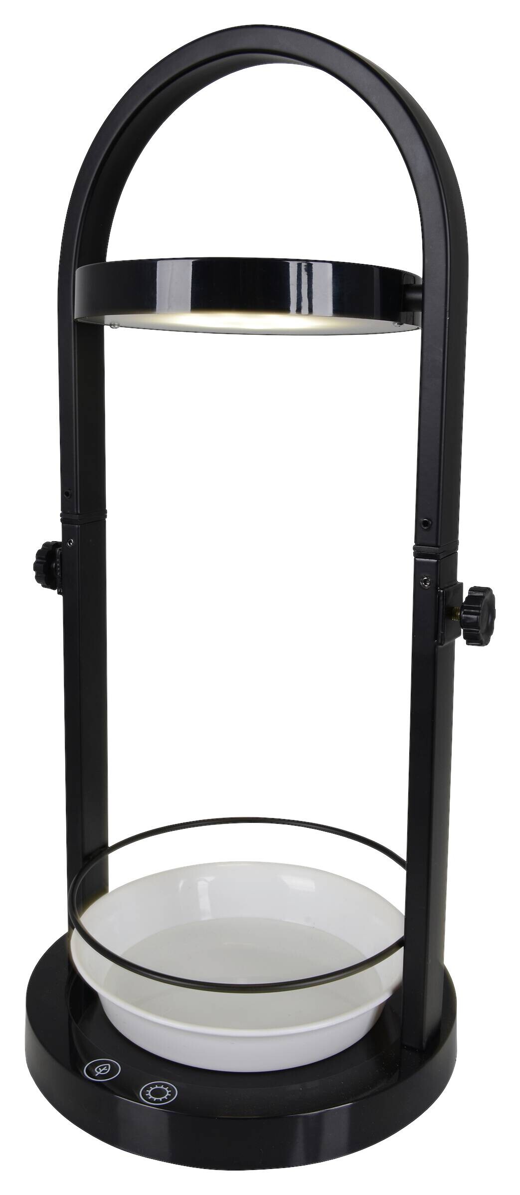 Näve Leuchten Tischleuchte 3176222 schwarz weiß Metall Kunststoff H/D: ca. 53,5x18,2 cm null 20 Brennstellen