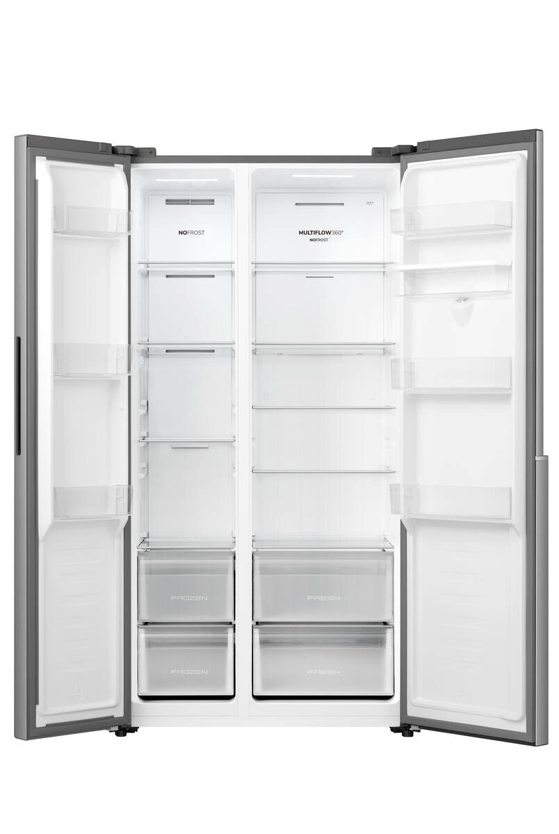 Gorenje Side-by-Side NRS9E4XWD Inox B/H/T: ca. 91,1x178,6x61,5 cm