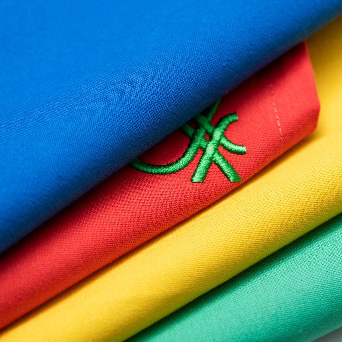 BENETTON Platzmattenset Rainbow multicolor Baumwolle B/L: ca. 30x45 cm