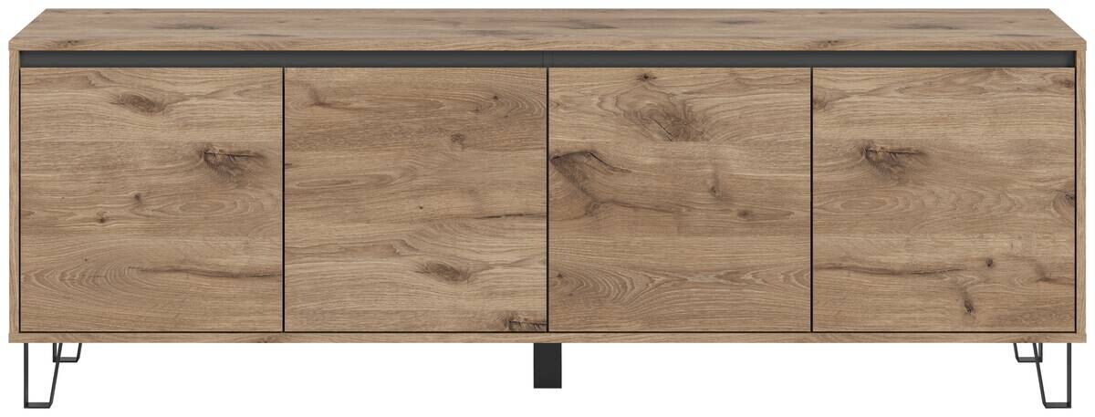TV-Lowboard Balton Oak Eiche Viking Nachbildung B/H/T: ca. 184x67x40 cm