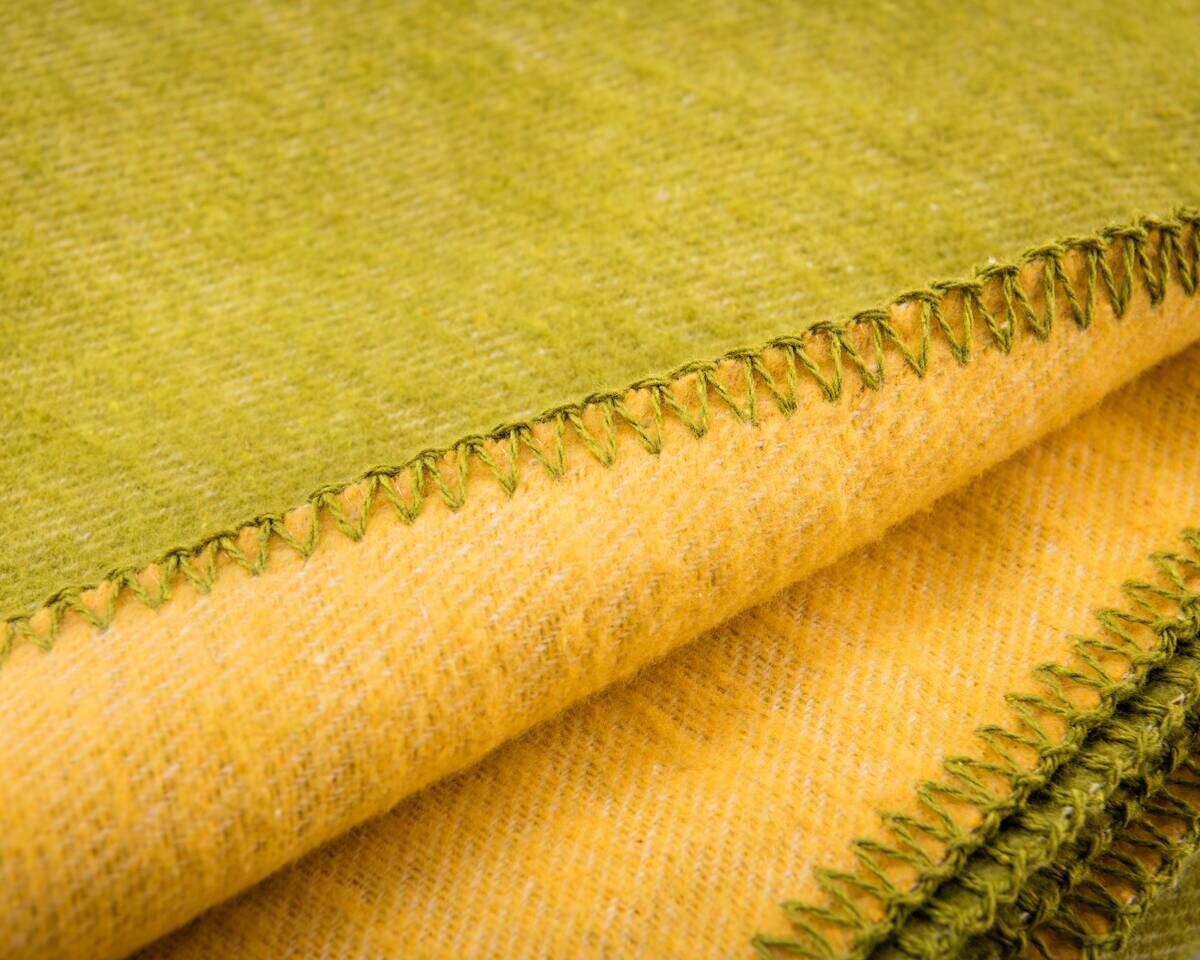 Wohndecke Rainbow grün Baumwolle B/L: ca. 190x140 cm