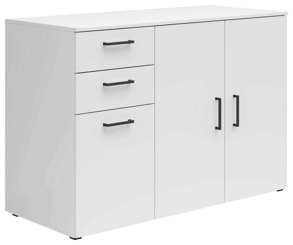 Kommode Multi-Stauraum Typ 29 weiß B/H/T: ca. 120x83x52 cm