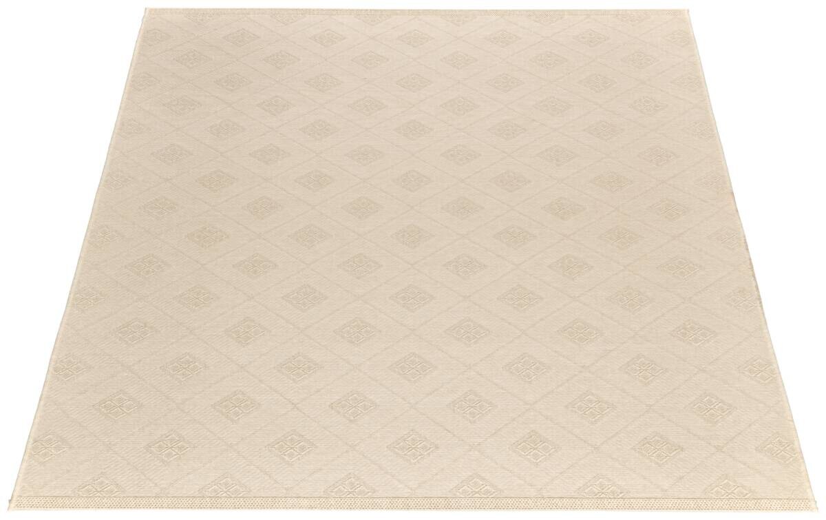 Flachwebteppich Jersey Home creme B/L: ca. 120x170 cm
