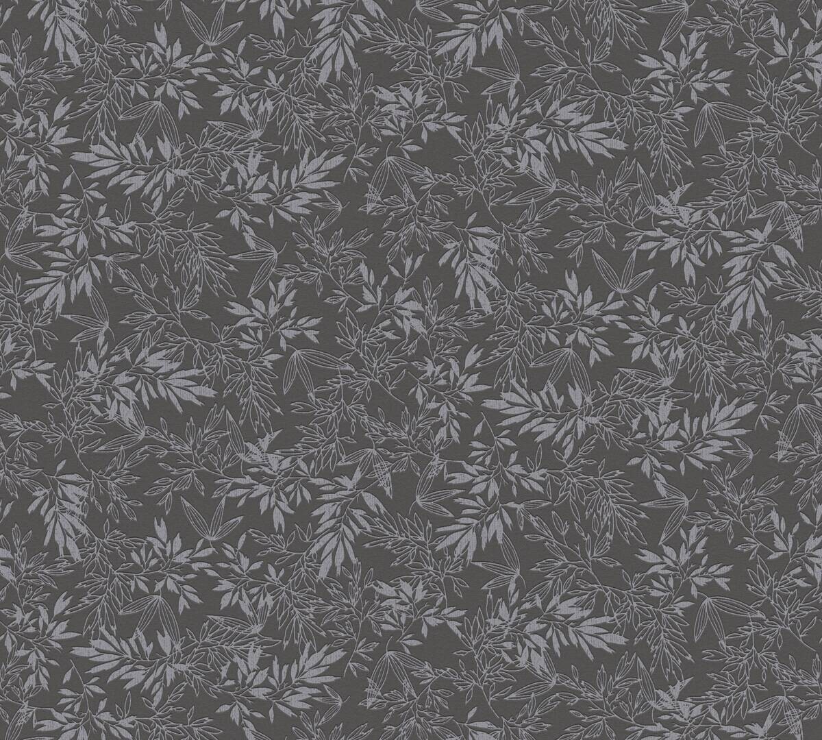 A.S.Creation Vliestapete Attractive 2 Floral schwarz B/L: ca. 53x1005 cm