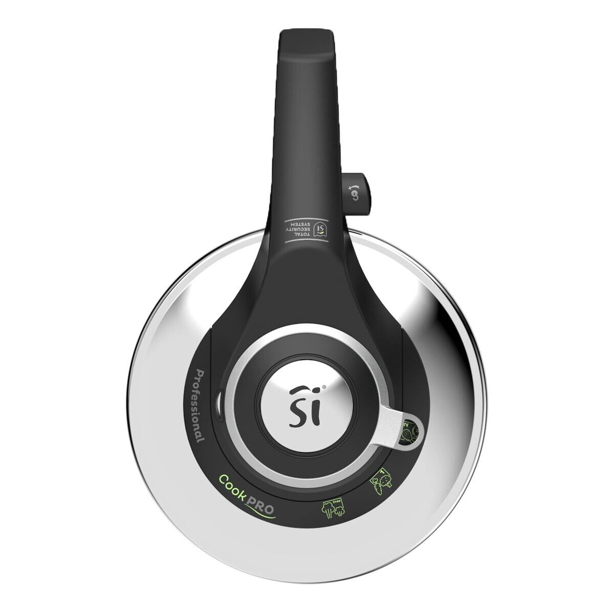 SAN IGNACIO Schnellkochtopf PRO silber Edelstahl D: ca. 22 cm