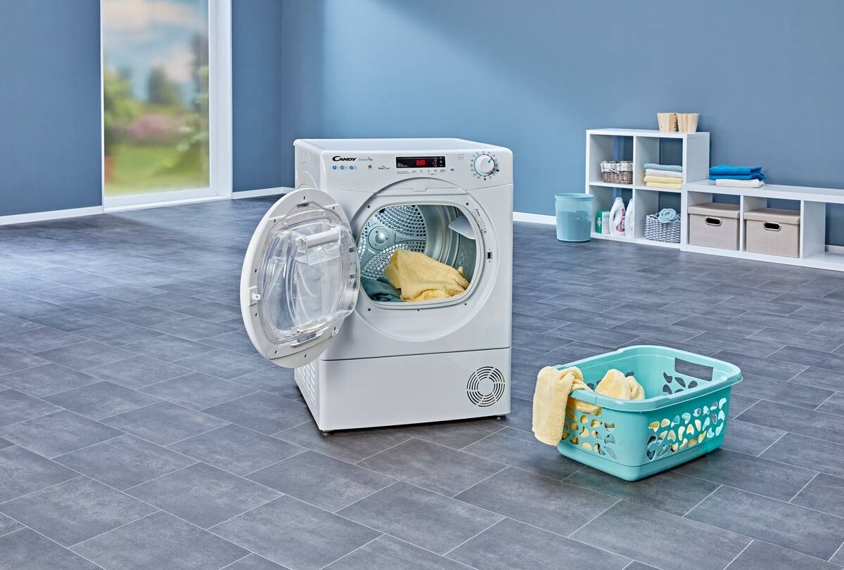 Candy Wärmepumpentrockner CSOE H7A2DE-S weiß B/H/T: ca. 60x85x59 cm ca. 7 kg Candy Wärmepumpentrockner CSOE H7A2DE-S weiß B/H/T: ca. 60x85x59 cm ca. 7 kg
