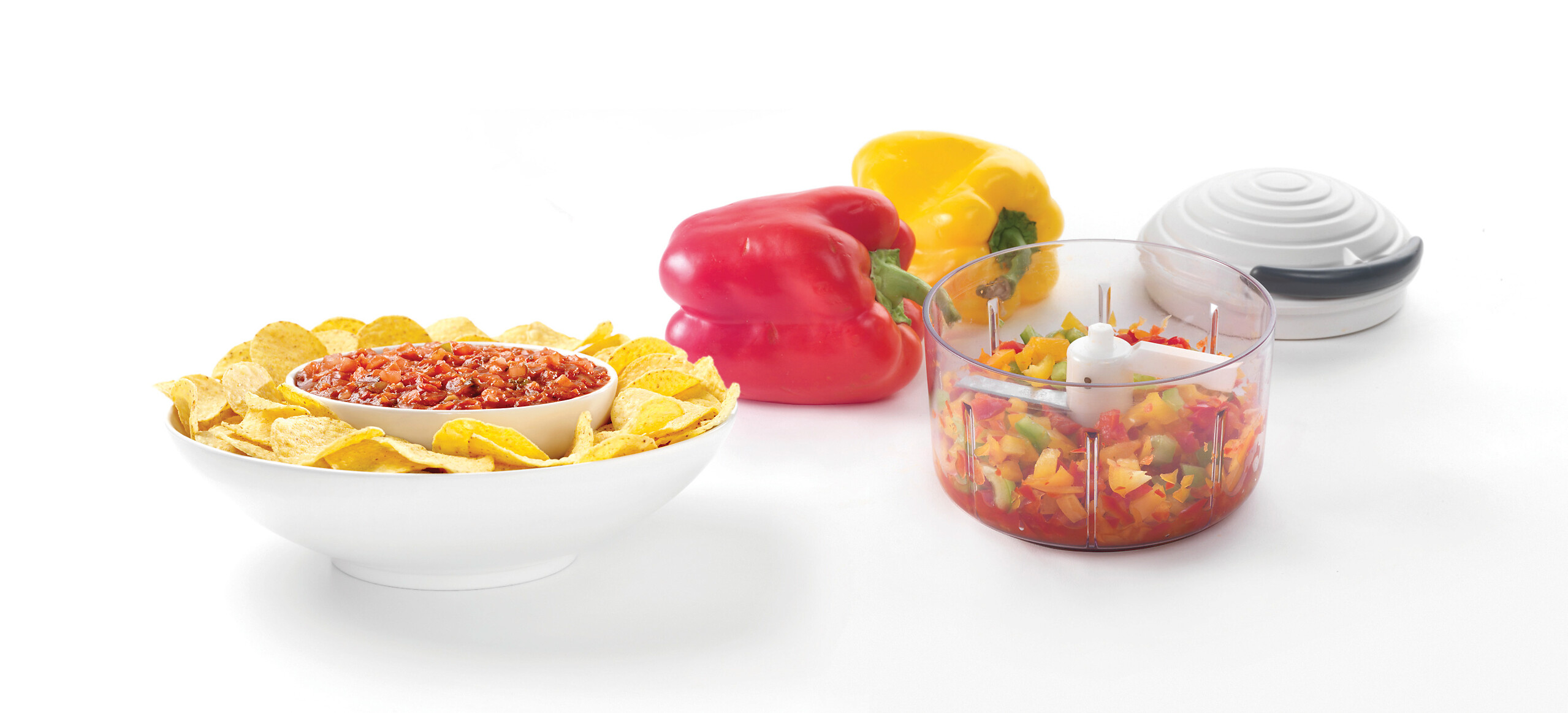 Metaltex Zerkleinerer weiß transparent Kunststoff B/H/T: ca. 13,8x11,4x13,3 cm