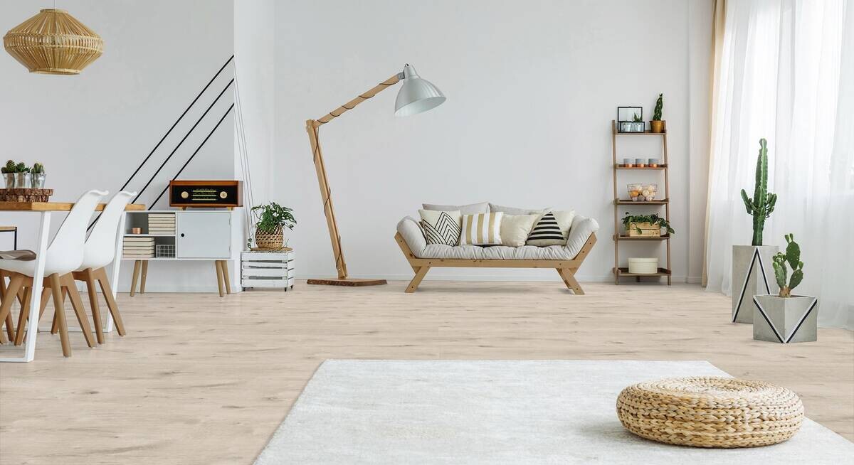 Click-Vinylboden Kindl ca. 2,782 m² im Paket B/L: ca. 22,8x122 cm pro Paket