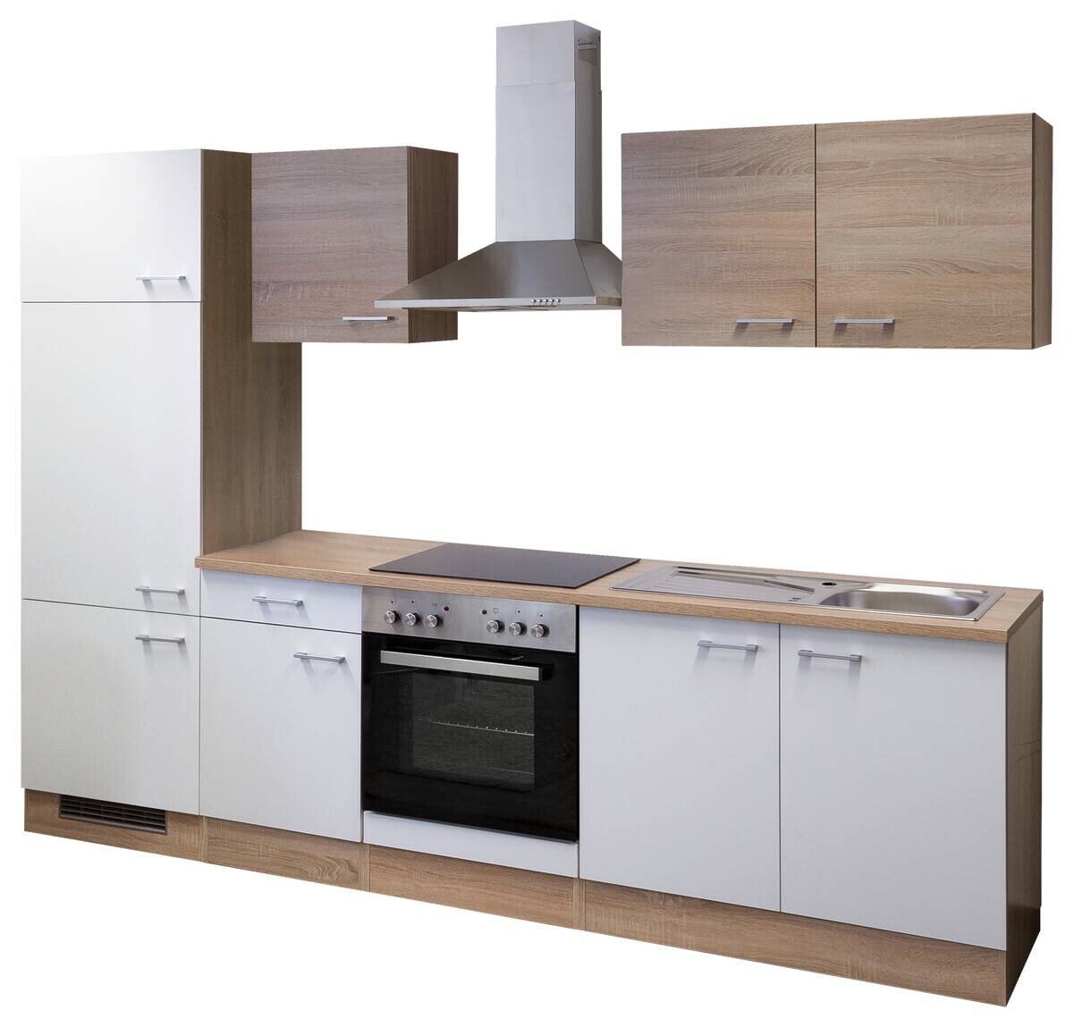 Küchenblock Samoa weiß B/H/T: ca. 270x200x60 cm