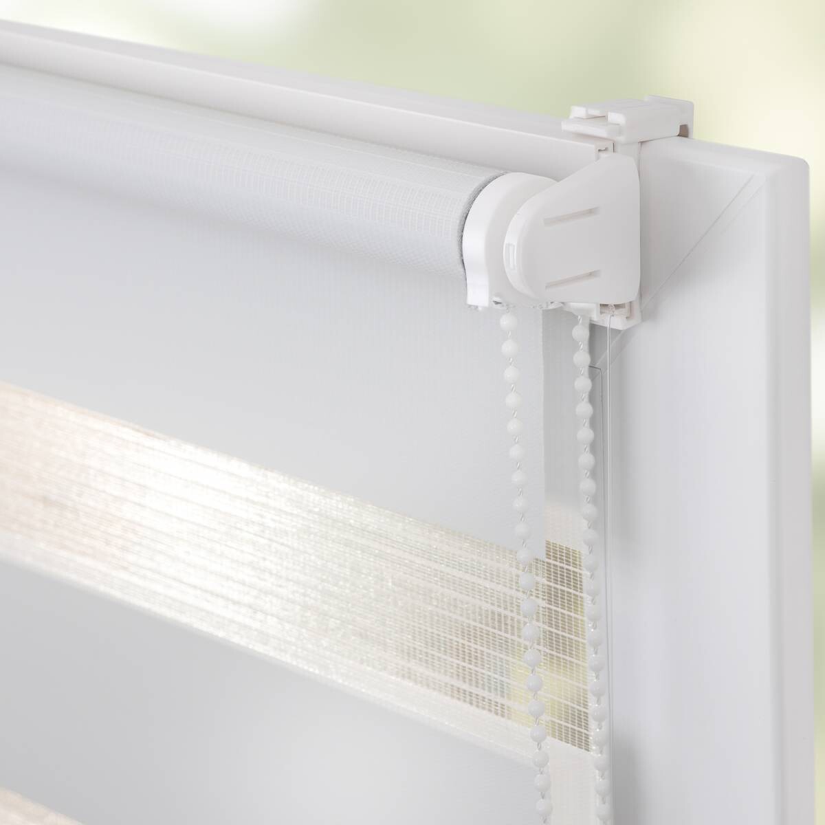 LICHTBLICK Doppelrollo Duo weiß B/L: ca. 60x150 cm
