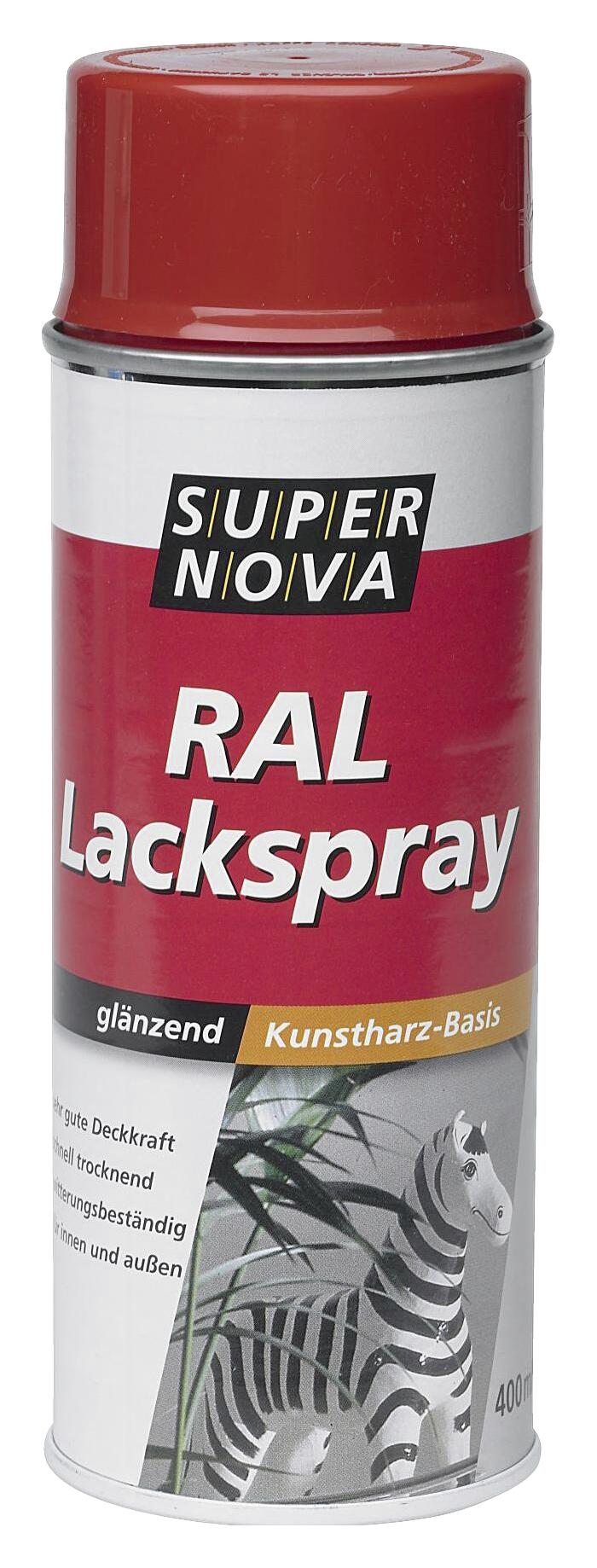 Super-Nova Lackspray feuerrot glänzend ca. 0,4 l