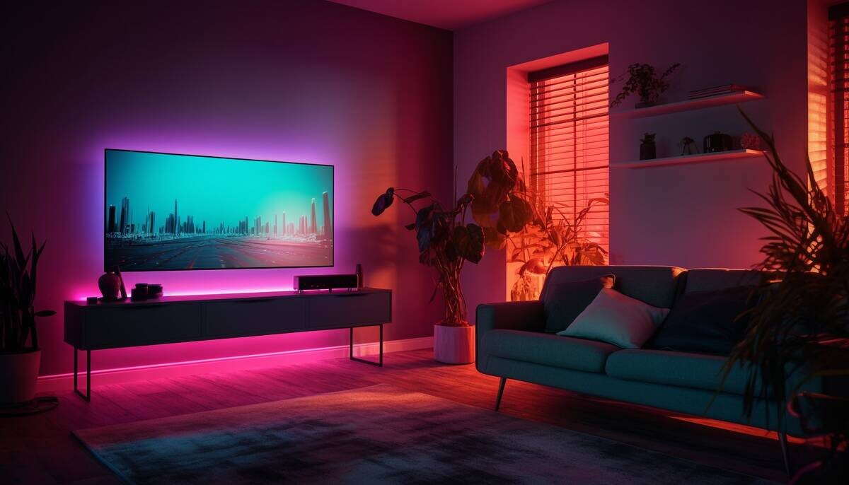 Lichtband schwarz Kunststoff B/L: ca. 1x500 cm