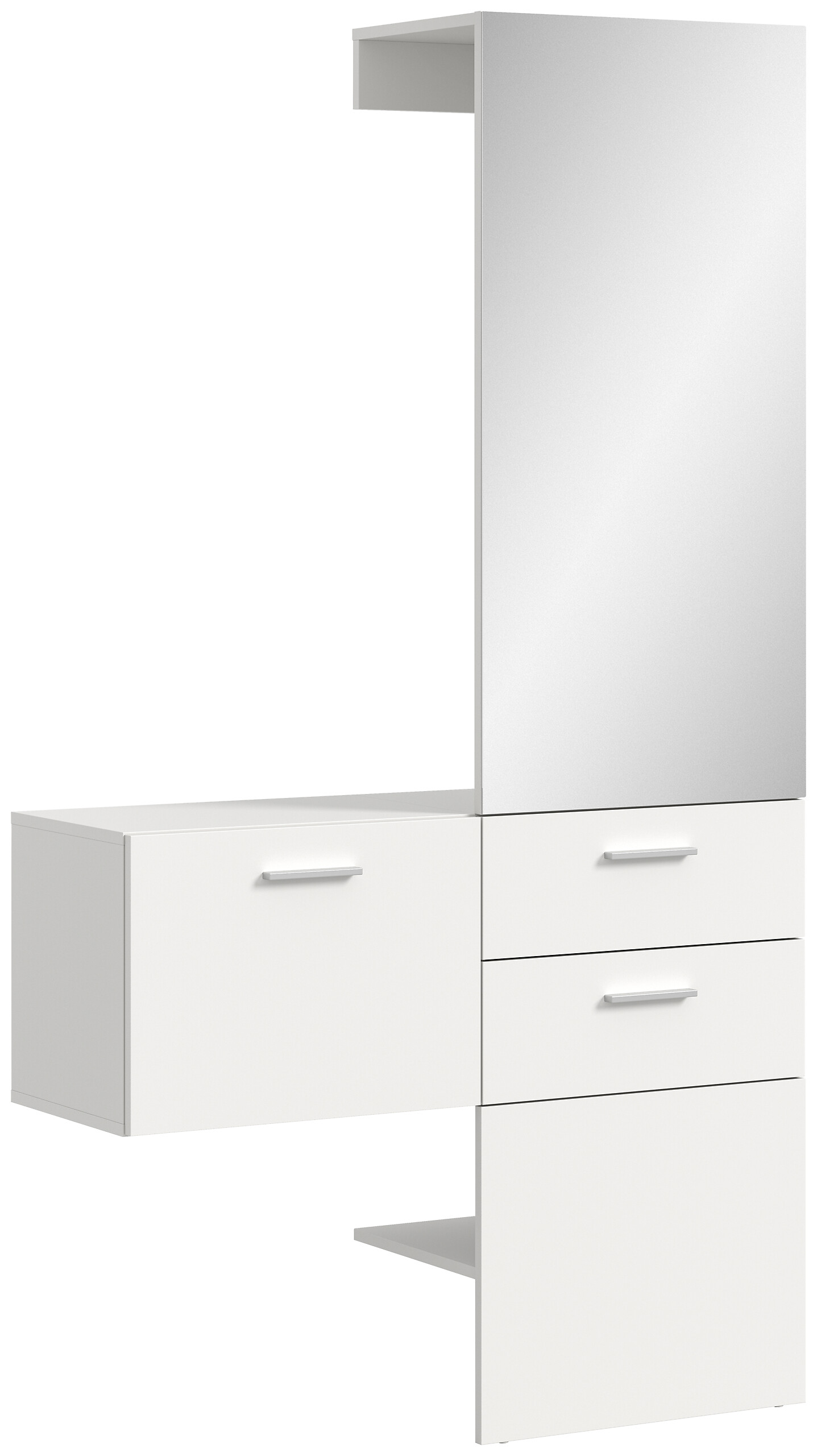 Garderobe VAGA weiß B/H/T: ca. 104x190x36 cm