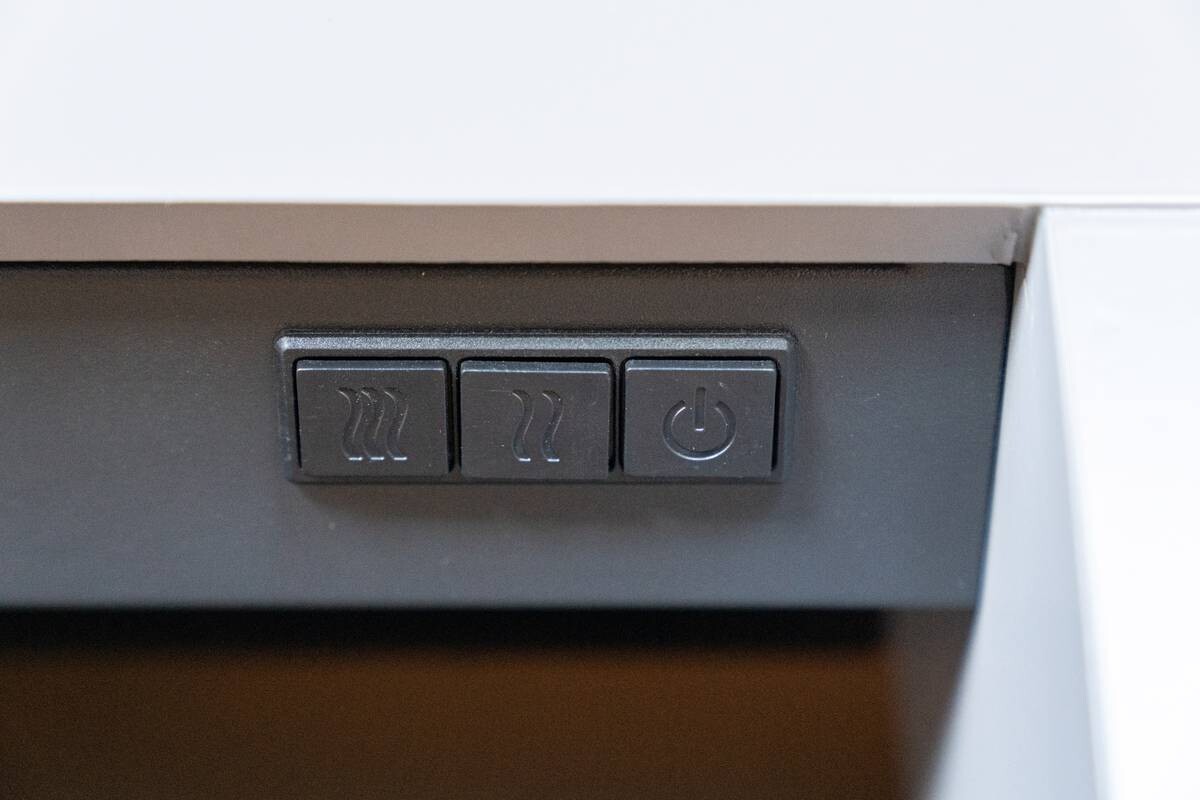 BHP Elektrischer-Kamin ESPEN BG00752 weiß MDF B/H/T: ca. 80x76x26 cm ca. 1500 W