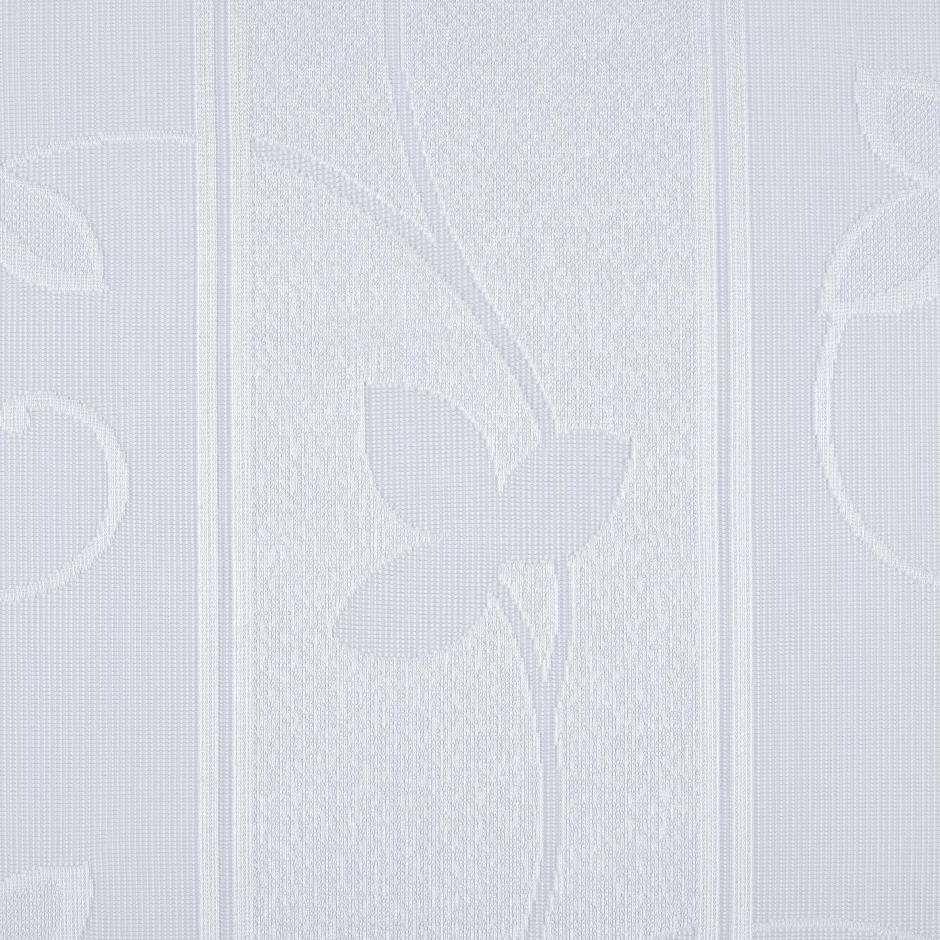 Scheibengardinen-Meterware weiß H: ca. 75 cm