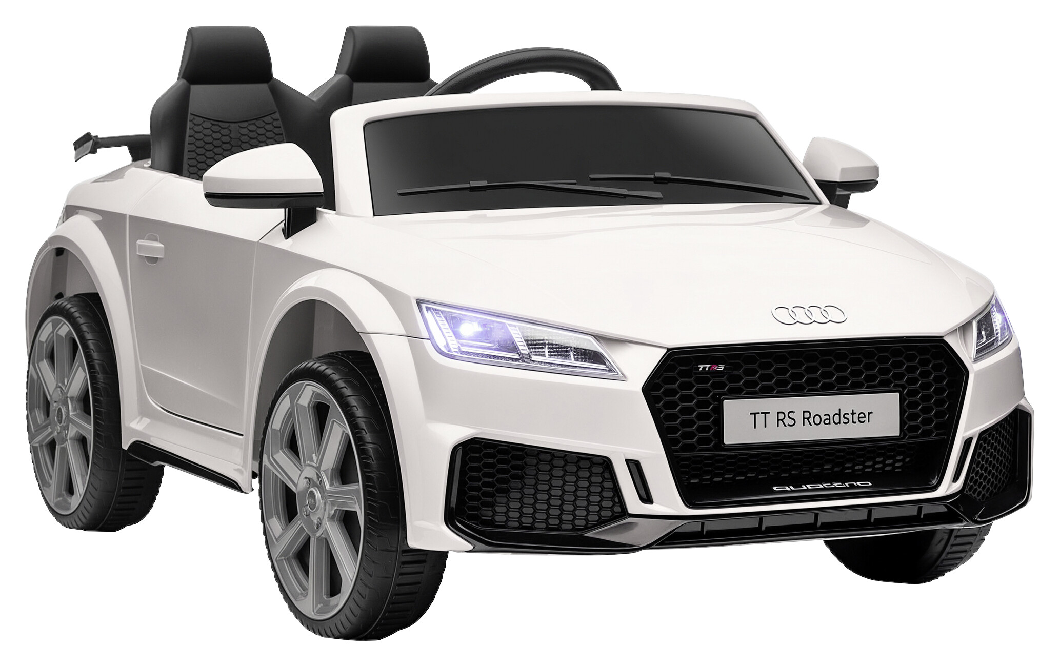 HOMCOM Kinder-Elektroauto weiß B/H/L: ca. 60x44x102 cm