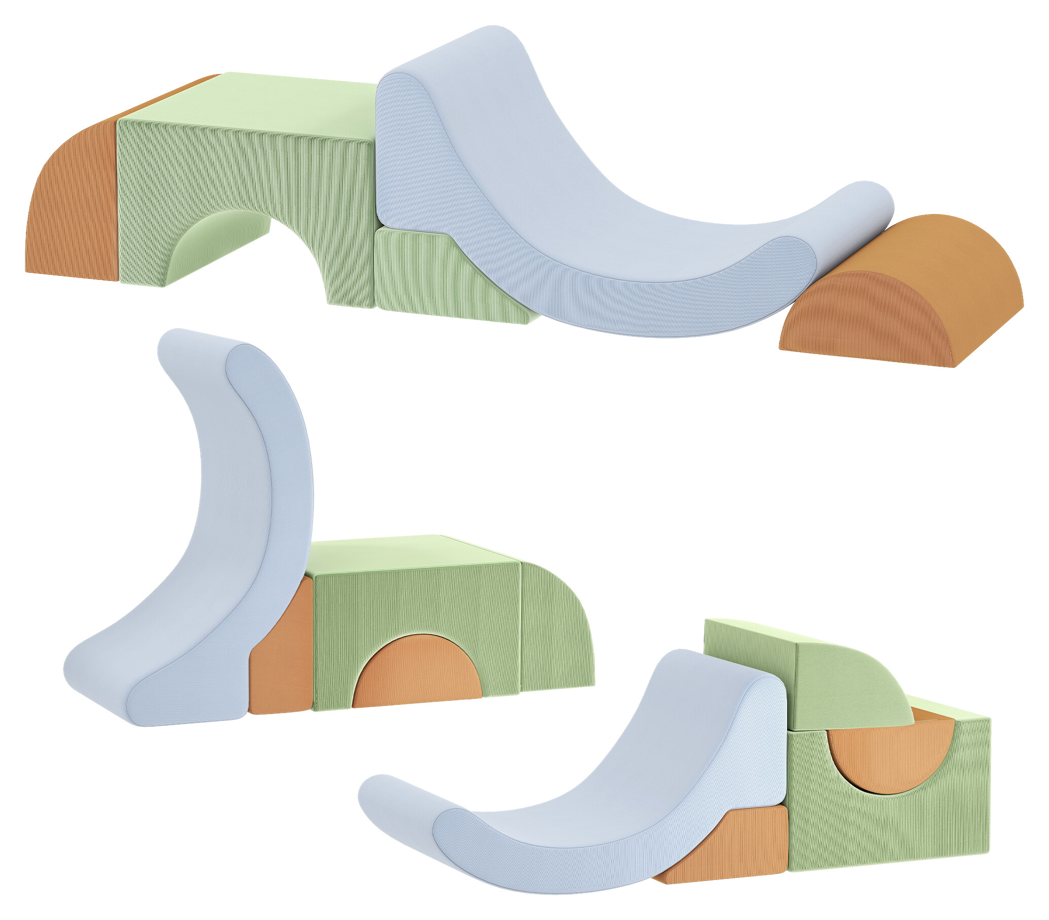 AIYAPLAY Softbausteine B/H/L: ca. 48x32x85 cm