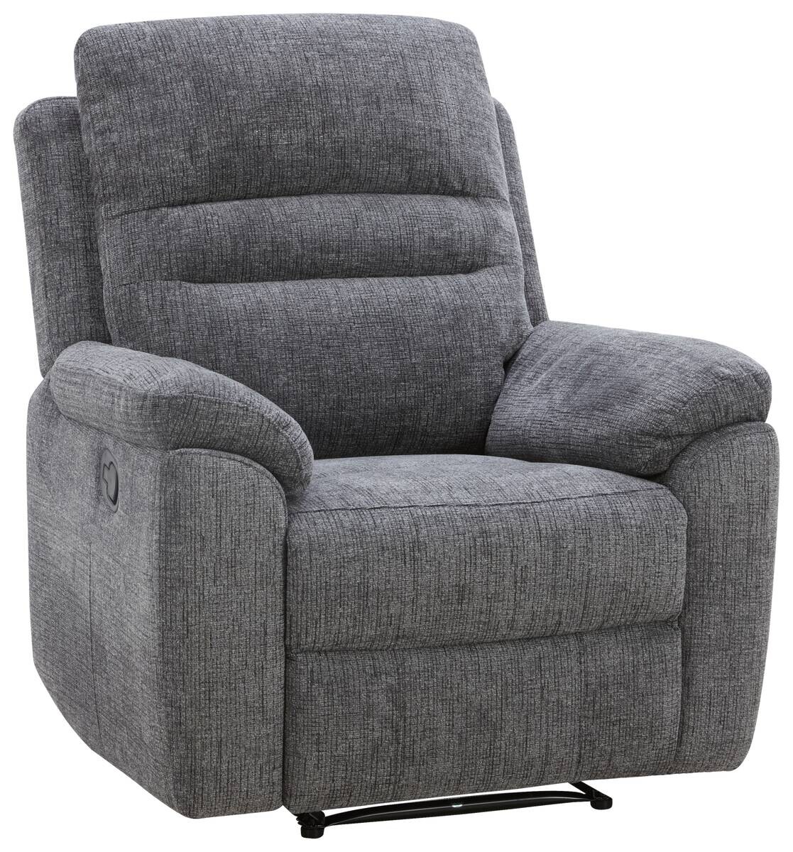 Sofa 3-2-1 KW 2028 dunkelgrau Microfaser