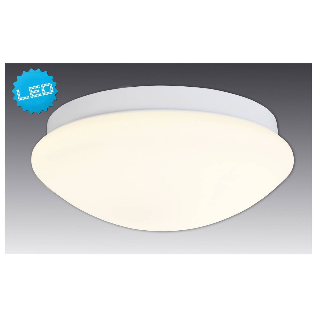 Näve Leuchten Deckenleuchte 1206523 weiß Metall Kunststoff B/H/T: ca. 30x10,5x30 cm null 1 Brennstellen