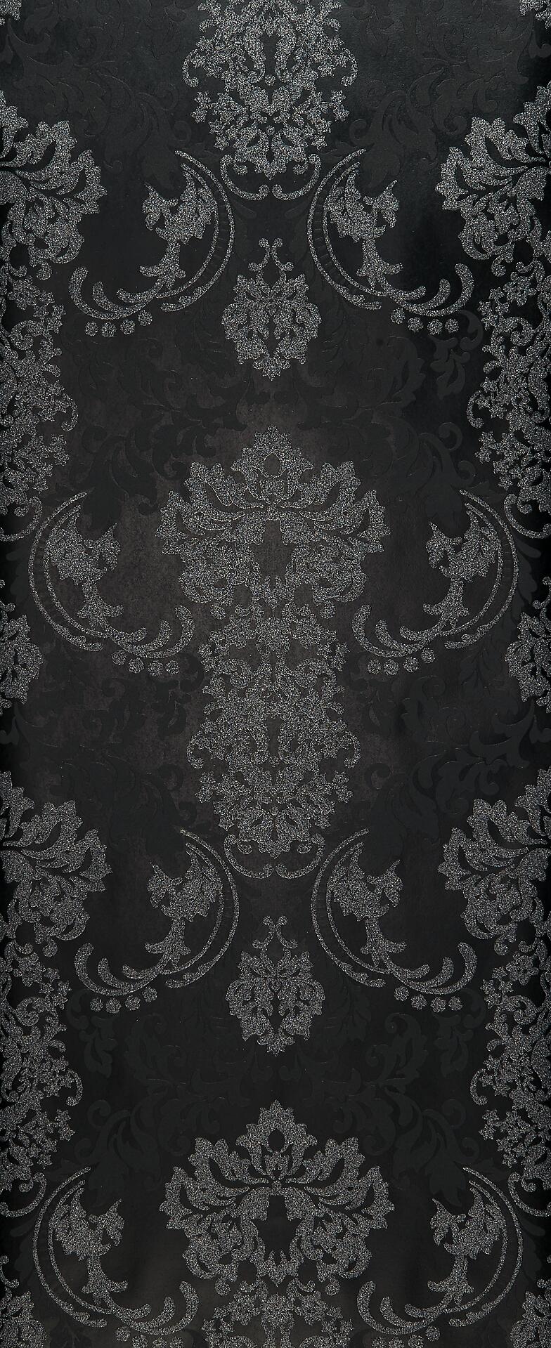 Vliestapete Ornament schwarz B/L: ca. 53x1005 cm