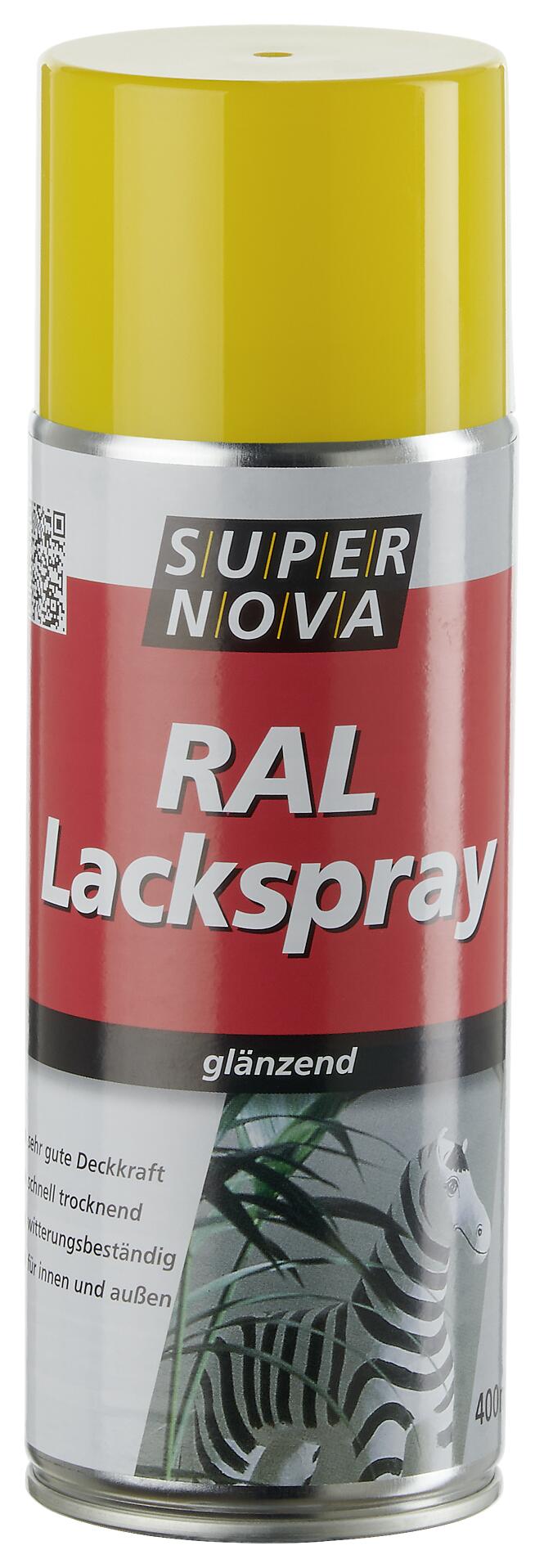 Super-Nova Lackspray rapsgelb glänzend ca. 0,4 l