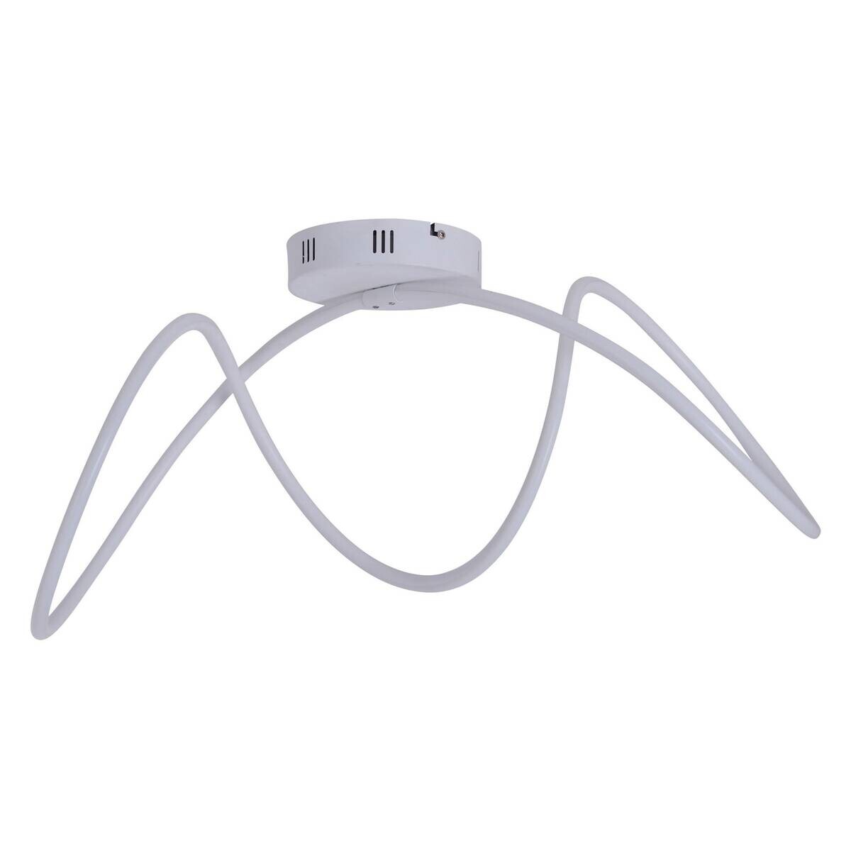 Näve Leuchten LED-Deckenleuchte weiß Kunststoff Metall B/H/T: ca. 67x30x28 cm