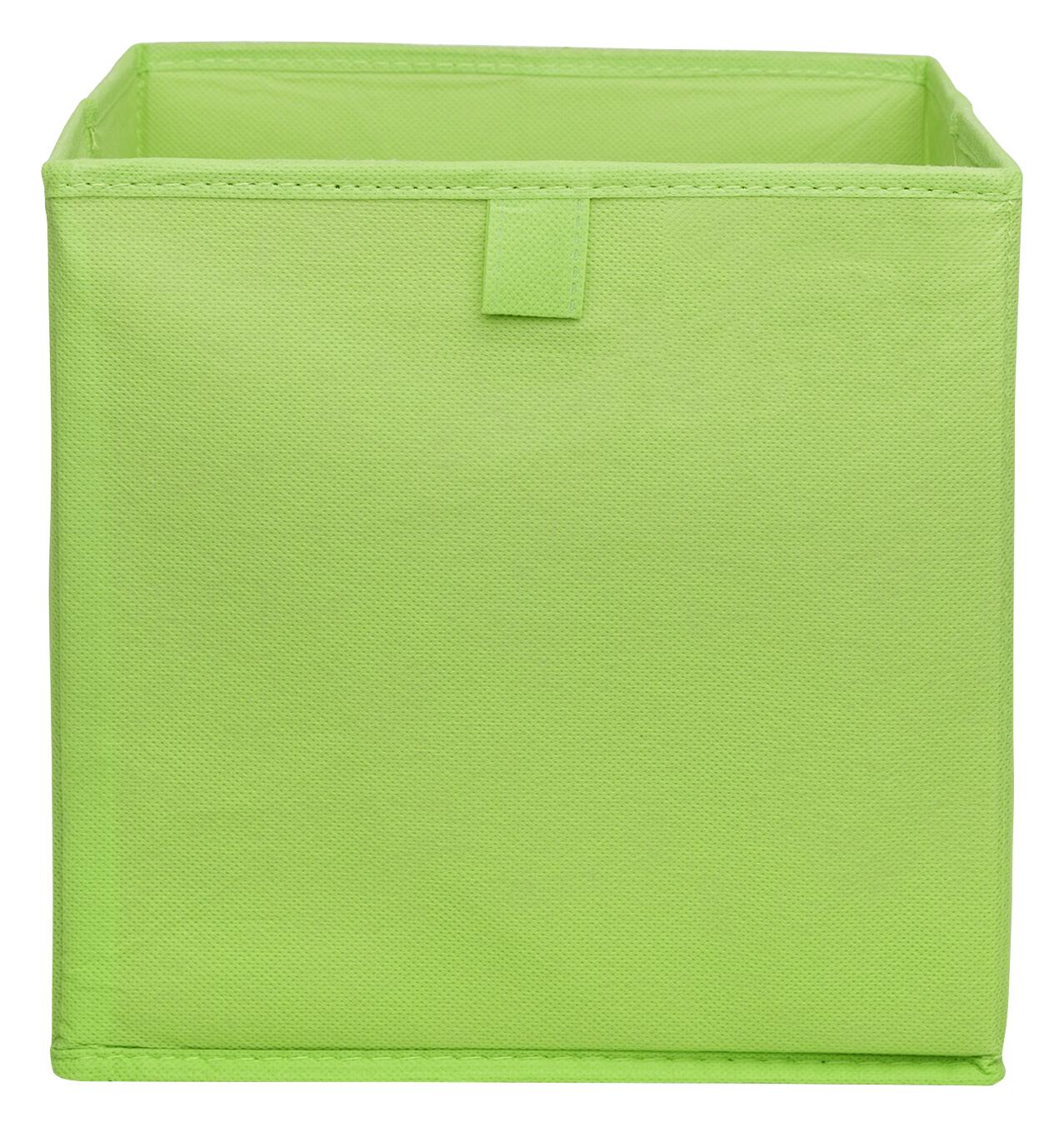 Stoffbox grün B/H/T: ca. 24x24x24 cm