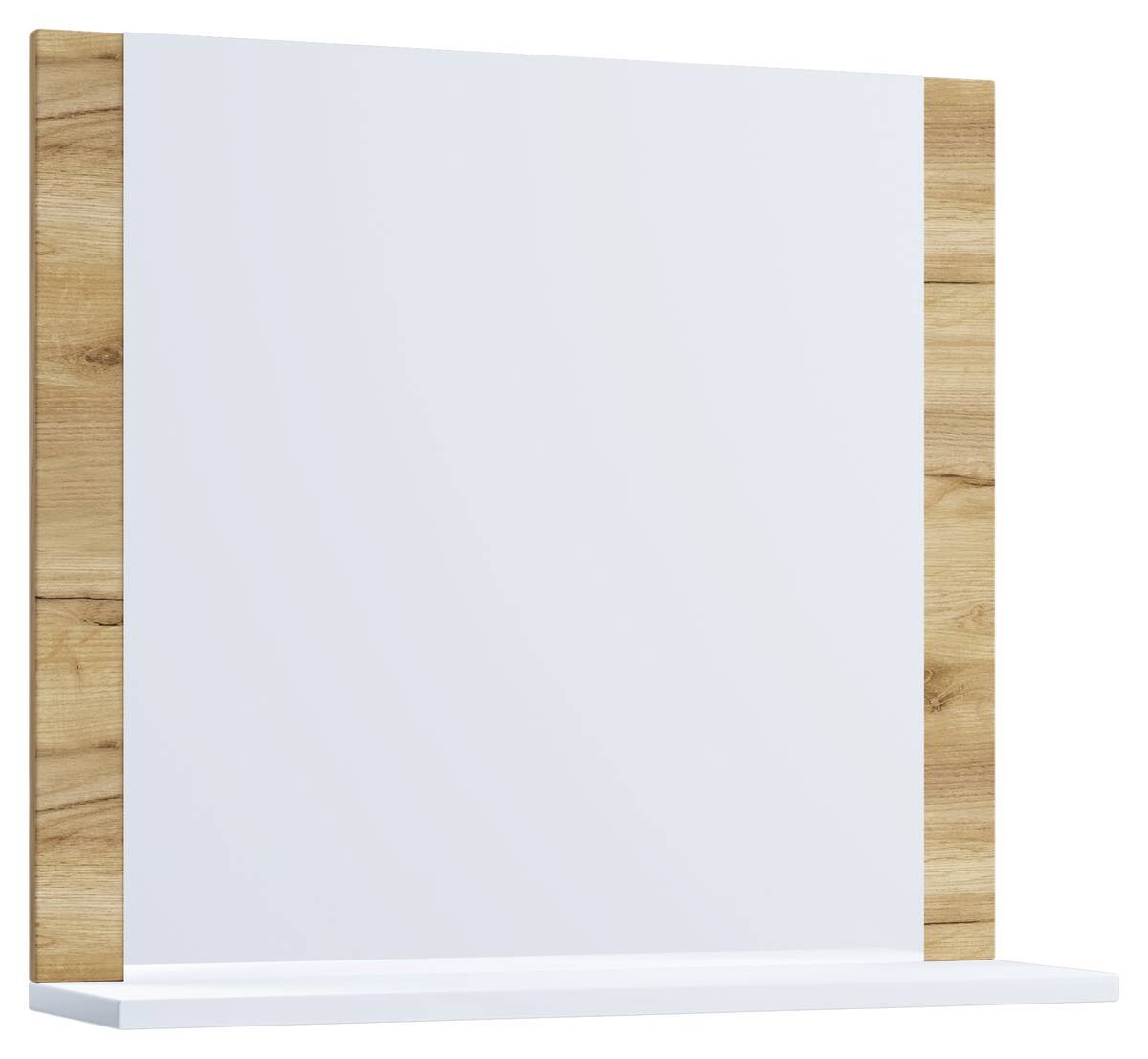 VCM Möbel Wandspiegel Lendas Eiche Honig B/H/T: ca. 60x65x17 cm