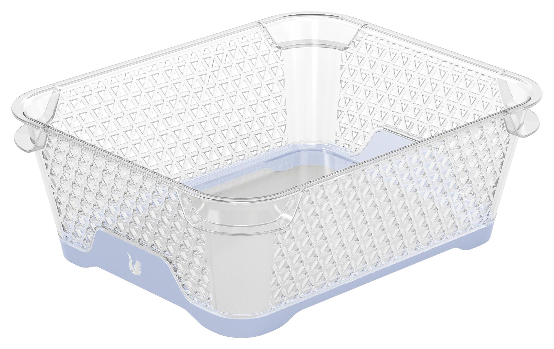 keeeper Stapelkörbchen blau B/H/L: ca. 16x7x20 cm