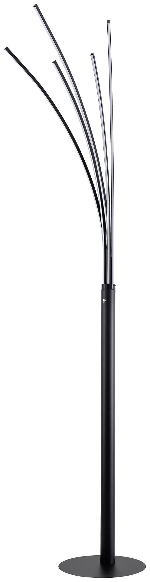 POCOline Stehleuchte Palmier schwarz Alu Metall H: ca. 180 cm 5 Brennstellen