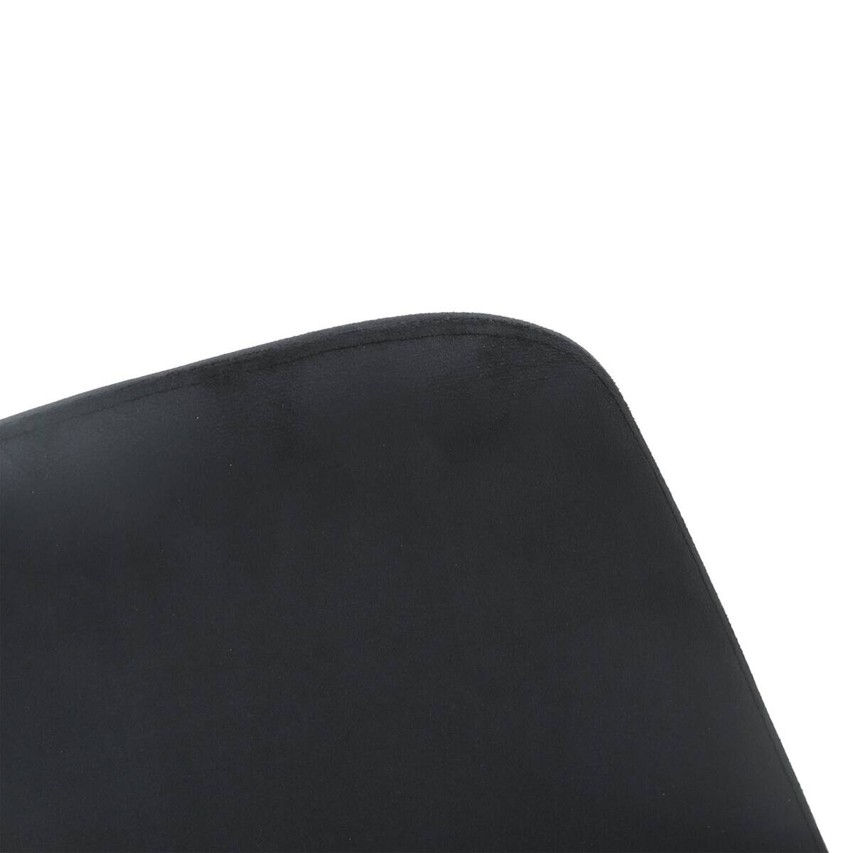 Stuhl Pia schwarz Samt B/H/T: ca. 52,5x86x45 cm