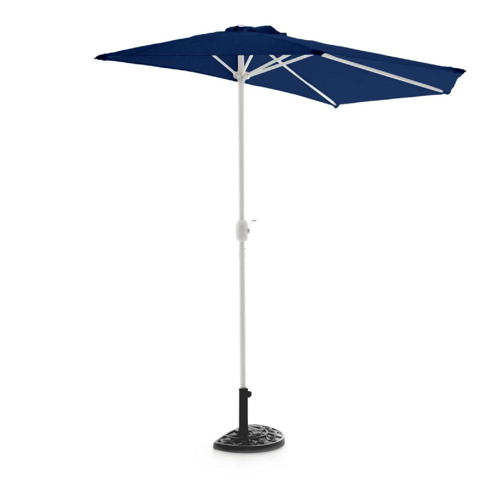 VCM Schirmständer schwarz Stahlrohr B/H/T: ca. 49x49x31 cm