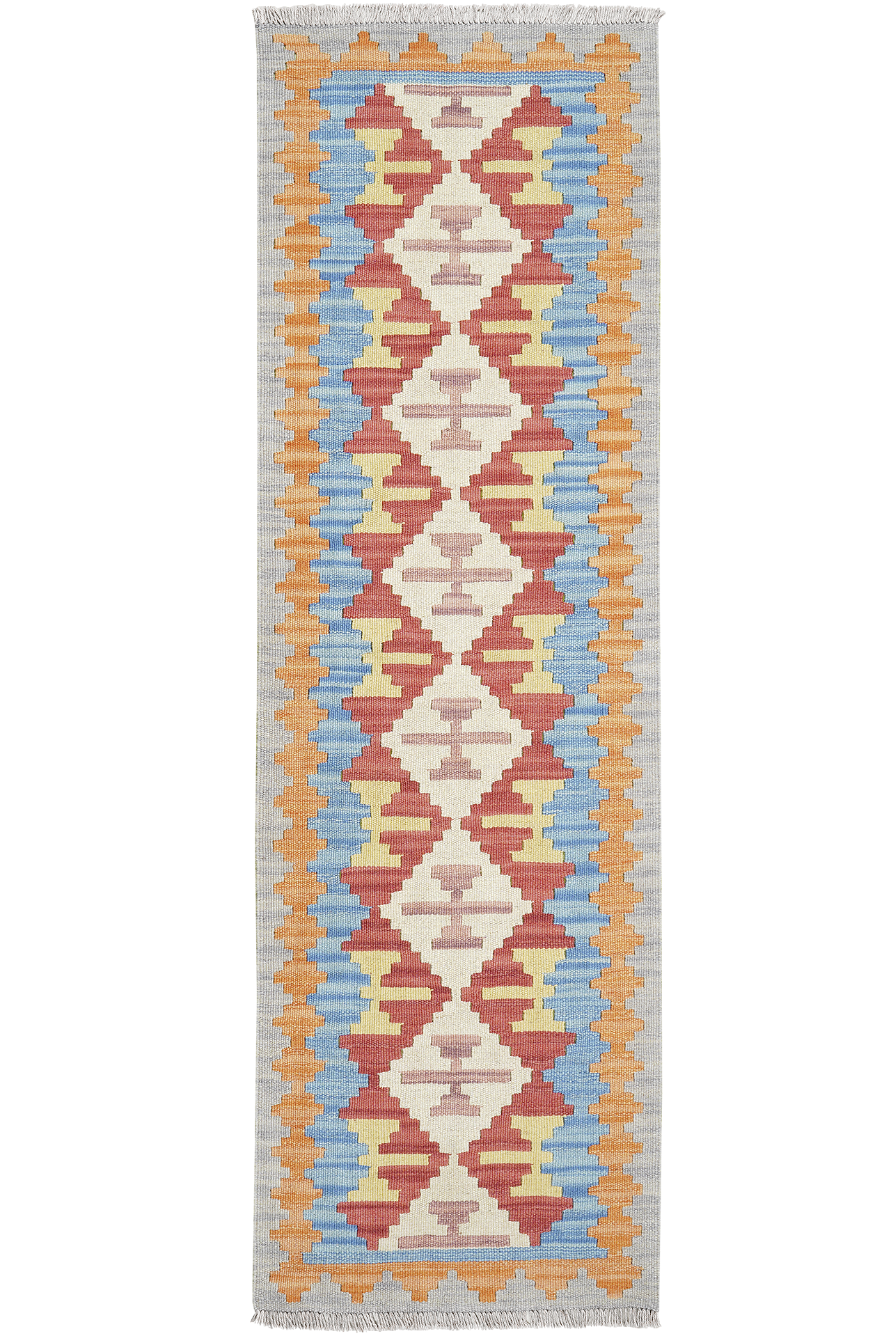 PersaTepp Teppich Kelim Gashgai bunt B/H/L: ca. 59x1x189 cm