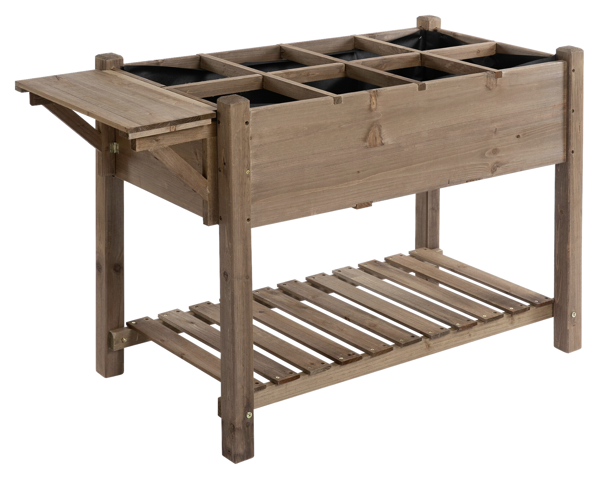 Outsunny Hochbeet braun H/T/L: ca. 74x54x123 cm