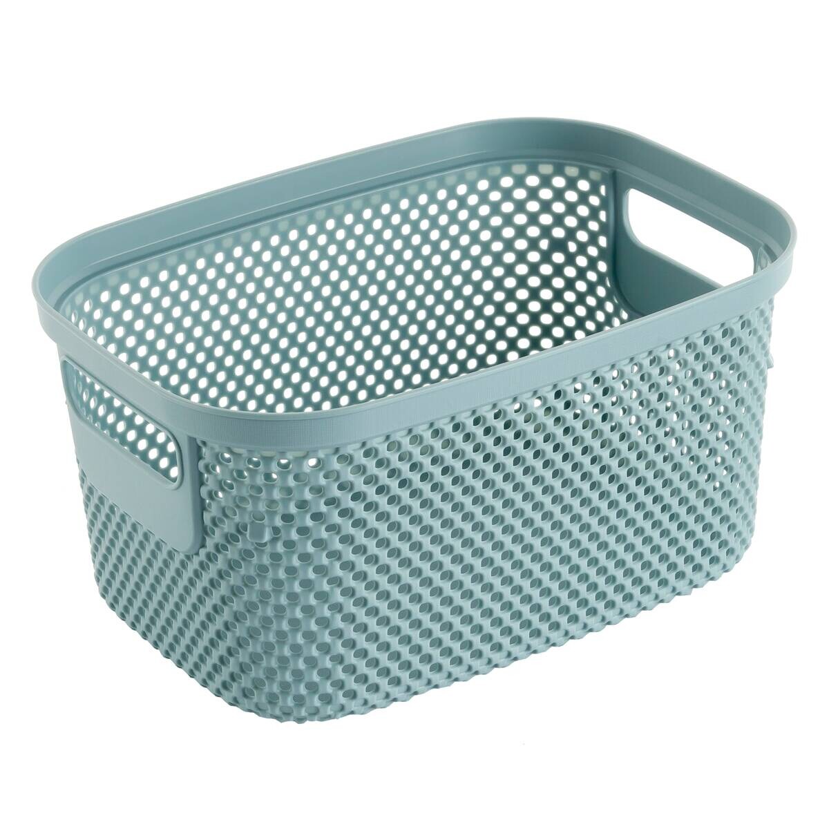 Aufbewahrungskorb blau B/H/L: ca. 17x12x23,5 cm