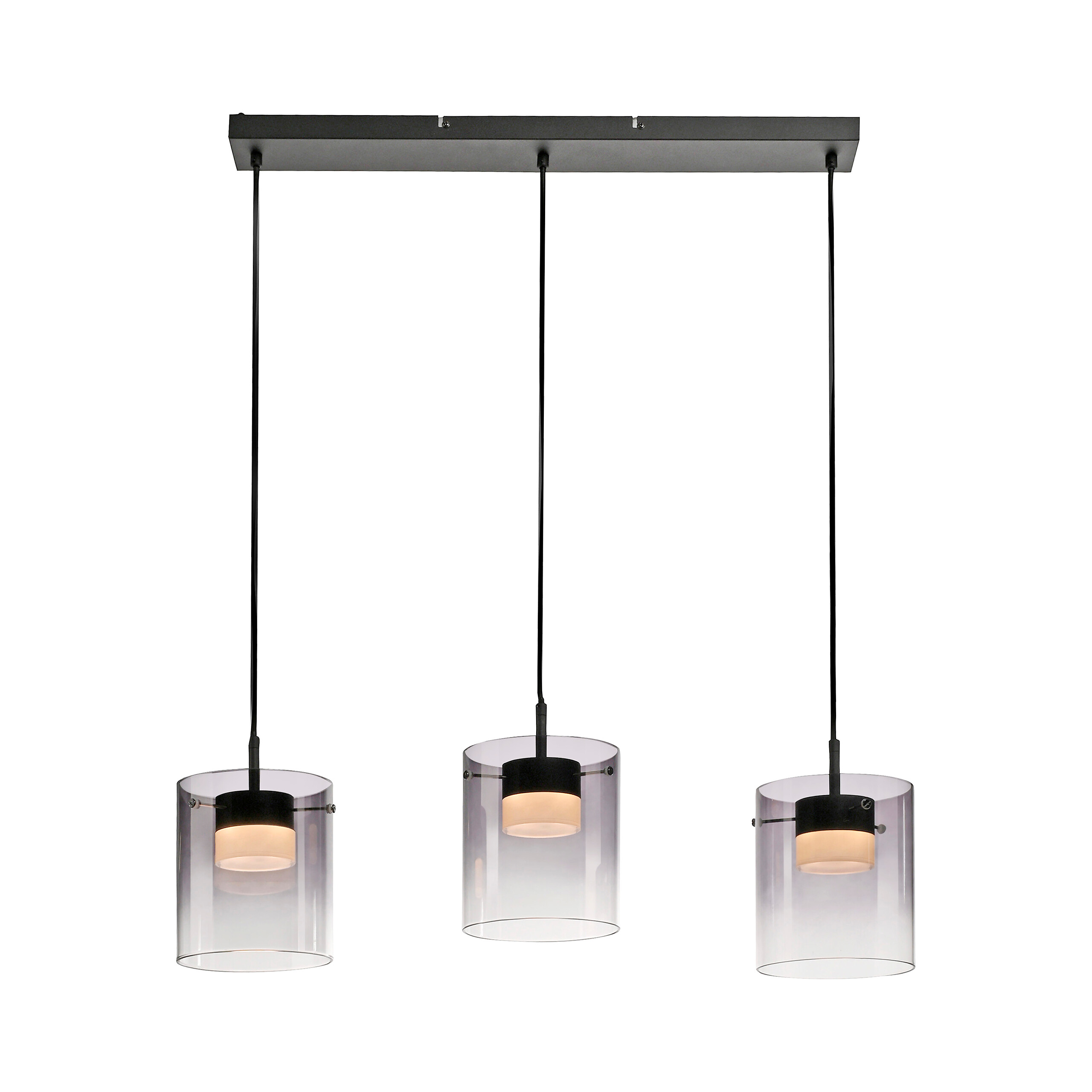 Just Light Pendelleuchte schwarz