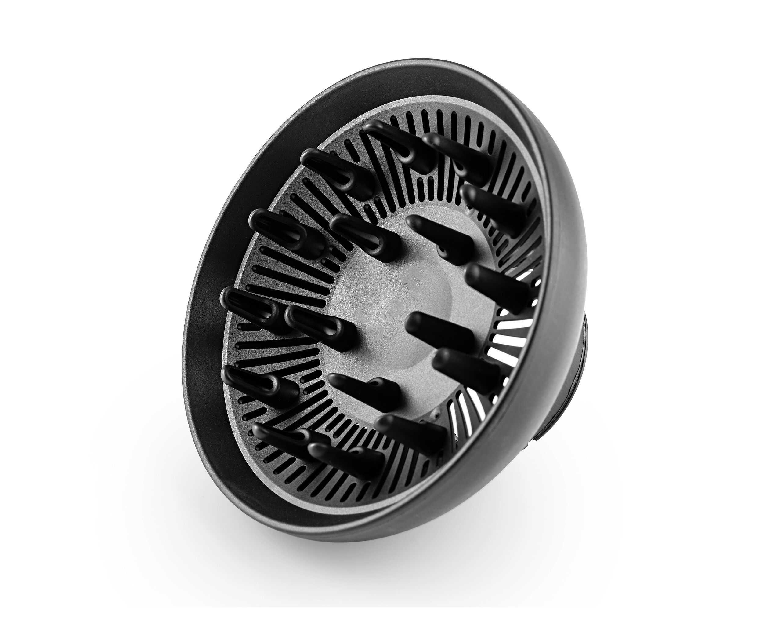 Haartrockner schwarz gold Kunststoff B/H/L: ca. 13,5x16x7,75 cm