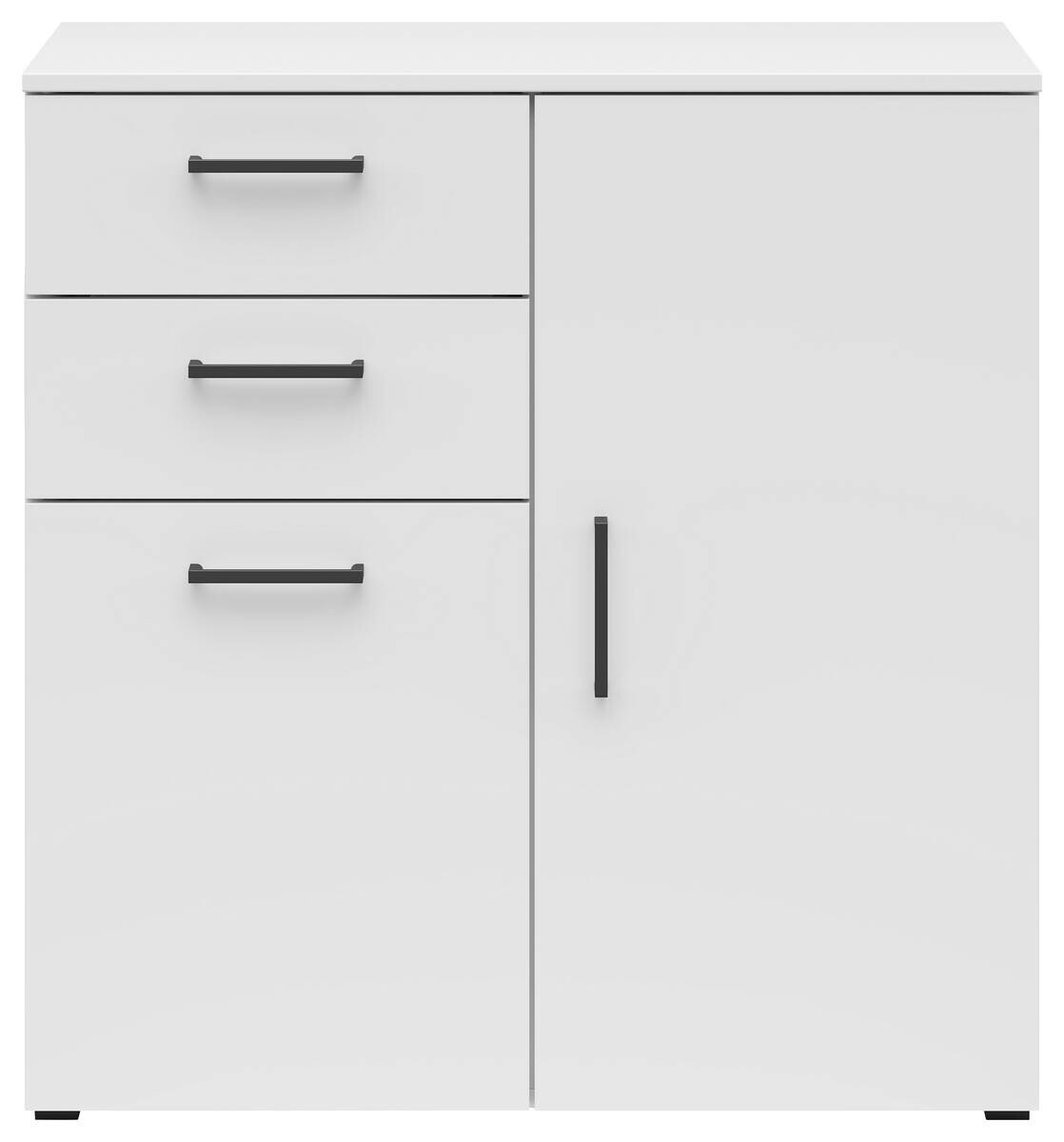 Kommode Multi-Stauraum Typ 26 weiß B/H/T: ca. 80x83x40 cm