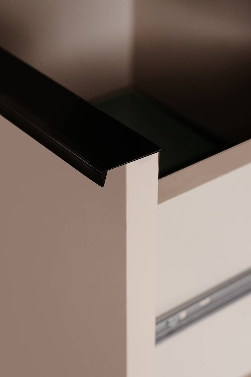 Kommode Arona sand schwarz B/H/T: ca. 135x90x38 cm