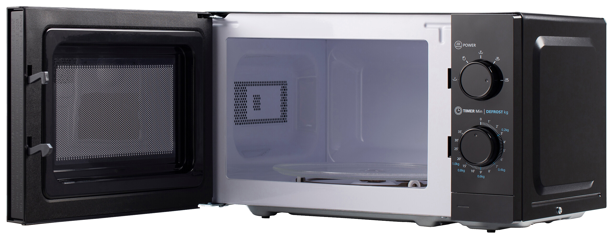 POCOline Mikrowelle MM720C2GX-PM schwarz Metall B/H/T: ca. 44x26x33 cm ca. 20 l